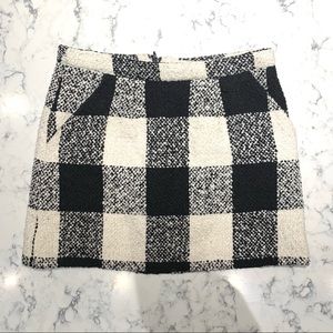 Forever21 Tweed Plaid mini Skirt